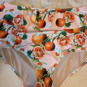 Kortni Jeane Grapefruit Peplum bottoms